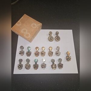 Tin Christmas Tree Candle Holders